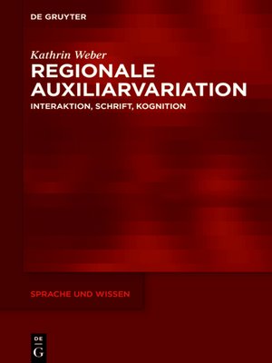 cover image of Regionale Auxiliarvariation